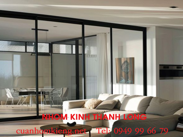 vachngannhomkinhphongkhach4 - 7 B&iacute; quyết thi c&ocirc;ng v&aacute;ch ngăn nh&ocirc;m k&iacute;nh ph&ograve;ng kh&aacute;ch gi&aacute; rẻ m&agrave; vẫn sang trọng tại Th&agrave;nh Long